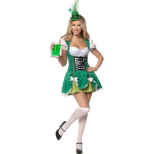 Free Shipping Sexy Lady Beer Girl Costume Halloween Party Costumes