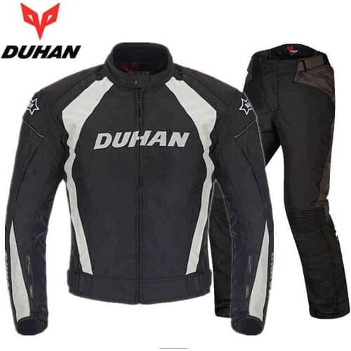 DUHAN Brand motocross D089The jacket DK015The trousers motorcycle suit Winter keep warm jacket motorcycle jacket+pants