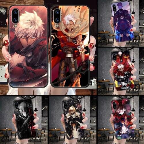 Fate Stay Night Baber saber Phone Case For Huawei Honor 6A 7A 7C 8A 8X 8 9 9X 10 10i 20 Lite Pro black silicone Etui 3D funda