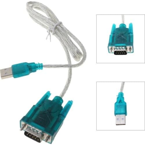 Black USB To RS232 RS-232(DB9) Serial Cable Standard Adapter Converter For PC High Quality Prolific PL-2303 chipset