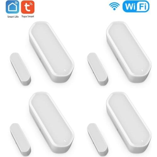 New door and window sensor Tuya smart door and window alarm wireless door and window detection wifi intelligent scene coontrol