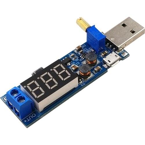 DC-DC 5V to 3.5V 12V Digital LED USB Step UP Down Power Supply Boost Buck Converter Module Adjustable Board DC 1.2V-24V DIY