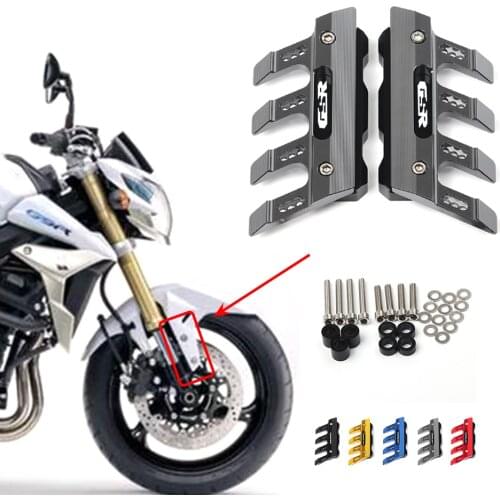 For Suzuki GSR400 GSR600 GSR750 GSR 600 750 Motorcycle Mudguard Front Fork Protector Guard Block Front Fender Slider Accessories