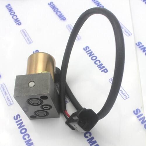 702-21-58100 702-21-57400 Solenoid Valve for Komatsu PC200-8 PC-8 Excavator Aftermarket Parts with 3 Month Warranty