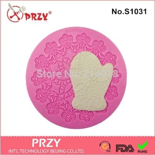 Fondant Lace Mold Mould Cake Decoration Pastry Tools Lace Mould No.f1031 Beautiful Flower Modeling Chocolate Decoration Silicone