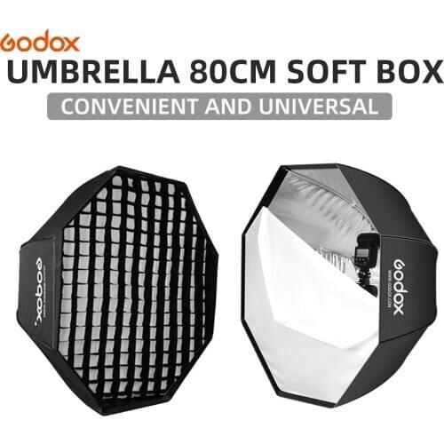 Godox soft box 80/90/95/120cm Octagon Umbrella Softbox Brolly Reflector for Studio Studio Flash Speedlite
