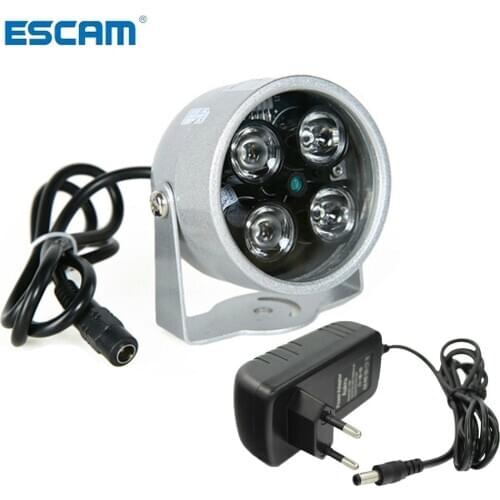 CCTV LEDS 4 array IR led illuminator Light CCTV IR Infrared waterproof Night Vision For Security Camera use 12V 2A power