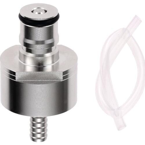 Brewing Beer Carbonation Cap W/ 5/16" Barb Ball Lock Type With 30cm Silicone Tube For Homebrew Beer Fast Soda Water Soft Drink