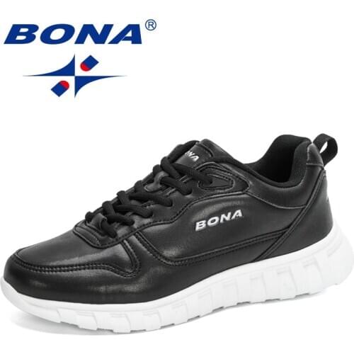 BONA 2021 New Designers Trend Casual Shoes Italian Style Leisure Male Sneakers Non-slip Footwear Men Vulcanized Shoes Mansculino