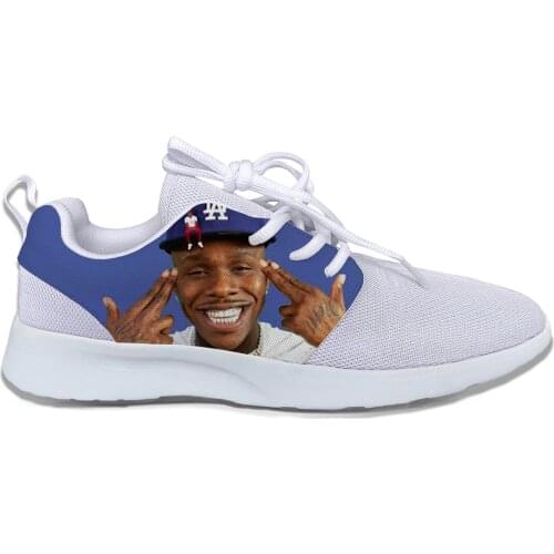 2019 Hot Cool Fashion Pop Hip Hop Funny Summer High Quality Sneakers Handiness Casual Shoes 3D Printed For Men Women DaBaby