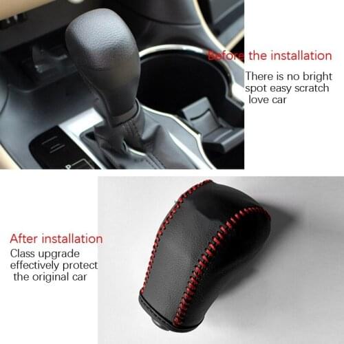 Car Automatic Transmission Gear Lever Cover Gear Shift Head Cover for Toyota Highlander Land Cruiser Prado 2015-2018