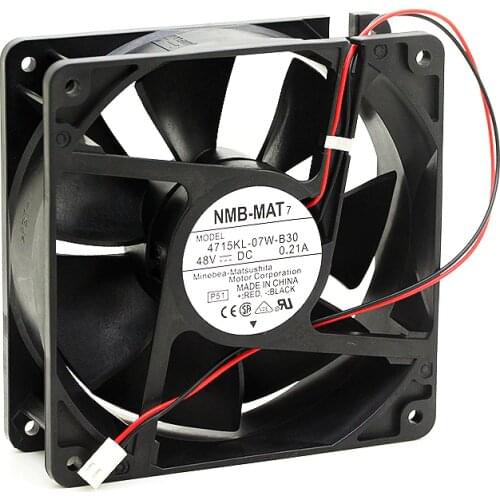 48V cooling fan 12cm Original For NMB 4715kl-07w-b30 4715kl-07w-b39 12038 12cm DC 48V 0.21a frequency converter DC cooling fan