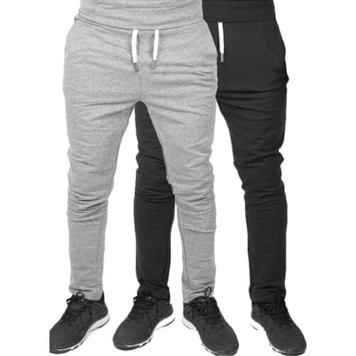 Fashion Men Pants Casual Solid Color Sweatpants Elastic Drawstring Trousers Sport Joggers Bottoms штаны мужские 2021