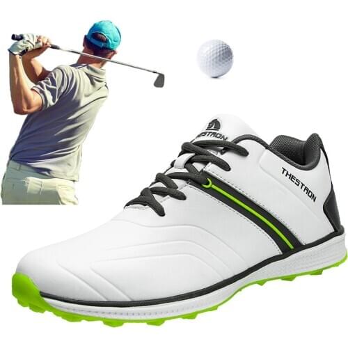 New Golf Shoes for Men Classic Lightweight Mens Spikeless Golf Sneakers Big Size Mens Sport Walking Shoes