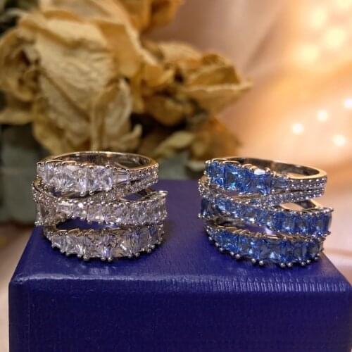 New fashion jewelry European elegant temperament Crystals From Swarovskis multi-layer fashion ring spiral twist design female