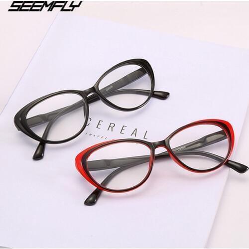 Seemfly Fashion Reading Glasses Women Men Classic Presbyopia Eyeglasses Optical Spectacles Goggle Unisex Eyewear +1.0 To +4.0