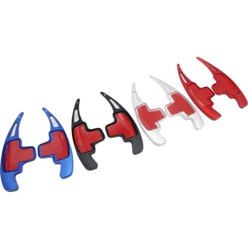 Wholesale Aluminum Alloy Paddle Shift Steering Wheel Shifter Extension Pad for Benz A B E R GLK SLK with Adhesive Car Accessory