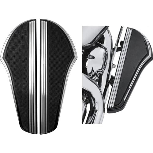 Motorcycle Front Foot Peg Footrest Driver Rider Footboard Floorboard For Indian Roadmaster Chieftain 14-19 For Harley Touring