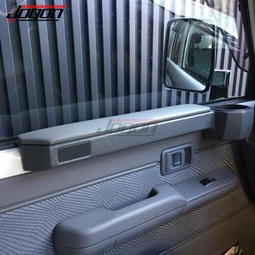 2pcs Car Door Armrest Cup Holder Organizer For Toyota Land Cruiser 70 LC70 LC71 LC75 LC76 LC77 LC78 LC79 FJ79 Accessories