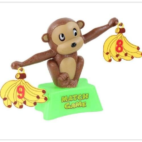 A generation of educational toys monkey digital balance banana fun math addition and subtraction learning toys kindergarten