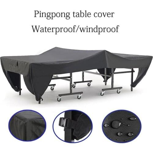 For Ping Pong Table Outdoor Indoor Dust Covers Protector Duty Waterproof UV Resistant Tennis PingPong Table Storage Cover U3