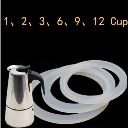 Silicone Seal Ring Flexible Washer Gasket Ring Kitchen Coffee Parts Makers Accessories