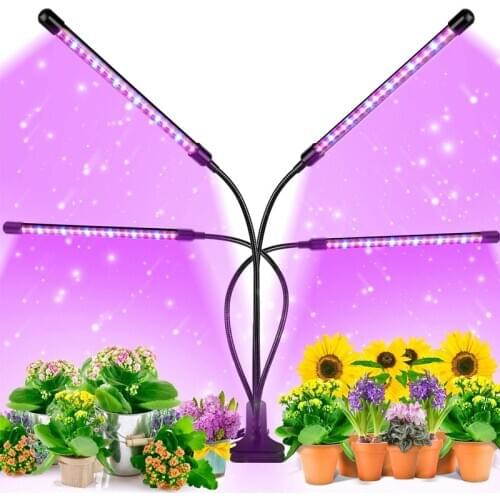Full Spectrum Phytolamps USB LED Grow Light with Remote Control 40W Desktop Clip Phyto Lamps for Plants Seedling Flower Grow Box