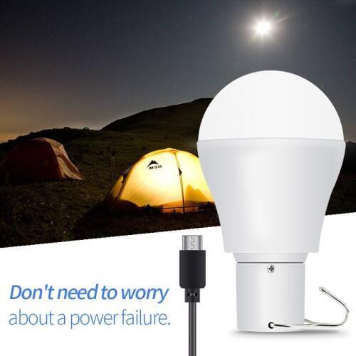 15W Led Lamp Outdoor Solar Light Portable Lantern Tent Light LED Bulb 5V-8V Emergency Bulb USB Camping Bulb LED Night Lamp 2835