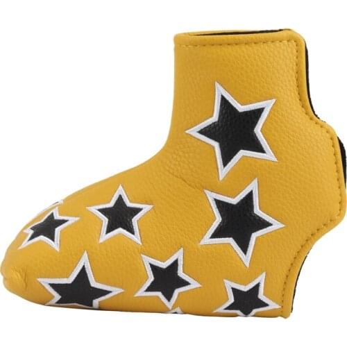 Top!-1Pcs Golf Head Covers PU Club Accessories Golf Putter Cover Headcover for Blade Golf Club Head Covers Accessory