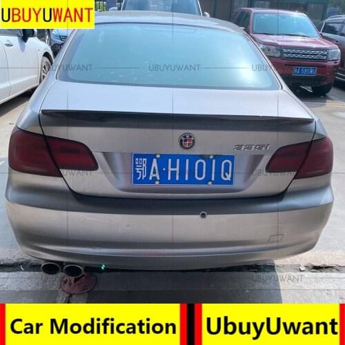 UBUYUWANT Rear Trunk Lid Spoiler Wing For M Performance Style Glossy Black Fit for BMW 3 Series E92 Coupe 2007-2013 Car Styling