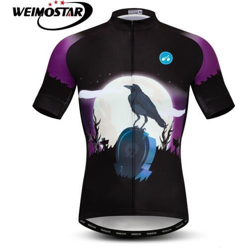 Weimostar Summer Cycling Jersey Men Cycling Clothing Shirt tops Bike Jersey polyester Ropa ciclismo Outdoor bicycle jerseys