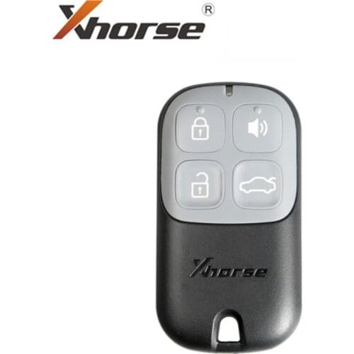 XHORSE XKXH00EN Wired Universal Remote Key 4 Buttons for VVDI Key Tool English Version 1PCS