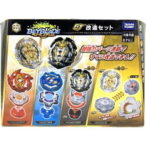 100% Original Takara Tomy Beyblade BURST GT B-153 GT Customize Set