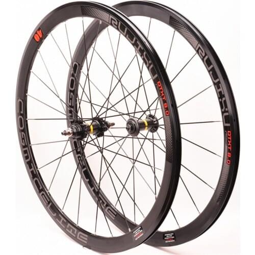 700C 40mm fixed gear wheel track bicycle carbon HUB Aluminum alloy rim wheelset alloy rim Anti-cursor
