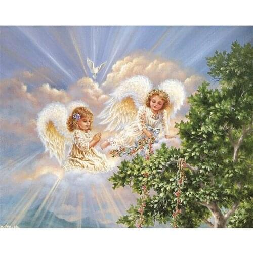 ARMYQZDIY 5D diamond painting angel diamond embroidery mosaic cross stitch square diamond round diamond resin rhinestone handmad