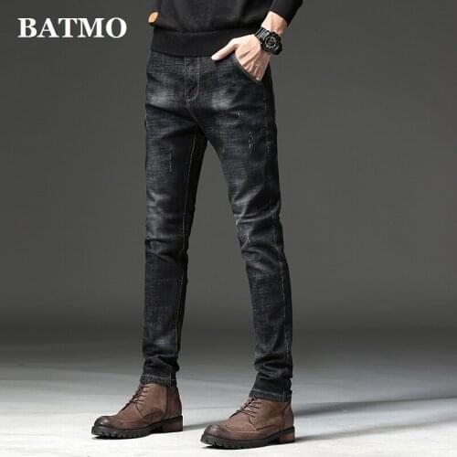 BATMO 2021 new arrival spring slim jeans,classica jeans ,pencil pants,7180