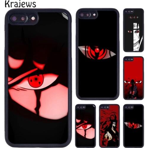 Krajews Hatake Kakashi Uchiha Style Phone Cases For iPhone X XR XS 11 12 Pro MAX 5 6 6S 7 8 Plus Samsung Galaxy S7edge S8 S9 S10