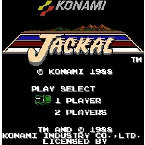 Jackal Game Card For 72 Pin 8 Bit Game Player