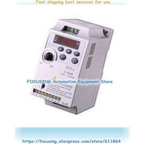 Inverter VFD002L21A 220V 0.2KW 0.25HP 1~400Hz Wood Cutting New Original Frequency Converter