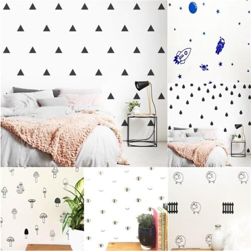 Beauty Pattern Design Home Decorations Decal For Boys Bedroom Decor Decals Creative Stickers Babys Room Decoration mural