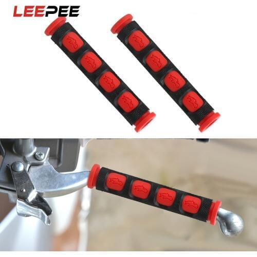 LEEPEE 1 Pair Universal Motorcycle Handgrip Guard Cover Moto Accessories Handlebar Grips Motorbike Brake Clutch Lever Cover