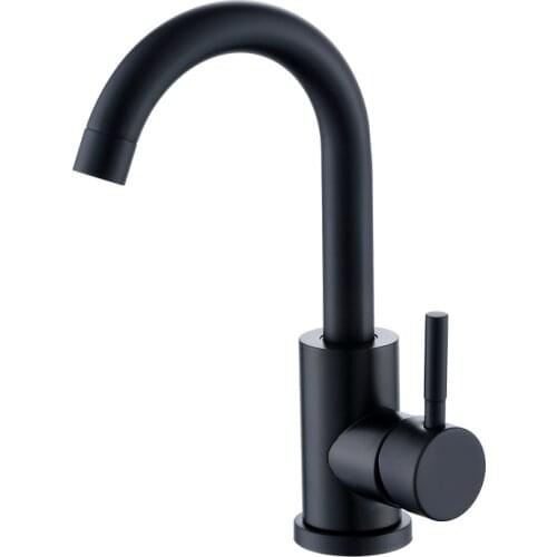 Matte Black Bathroom Faucet Stainless Steel Basin Mixer Bathroom Accessories Tap Bathroom Sink Basin Mixer Tap