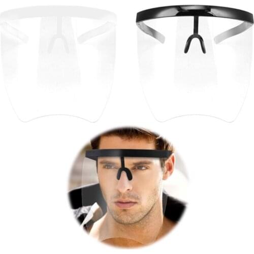 Multipurpose Transparent Full Face Shield Anti-dropping Mask Lip Language Reusable Unisex Visible Expression Protection Face for