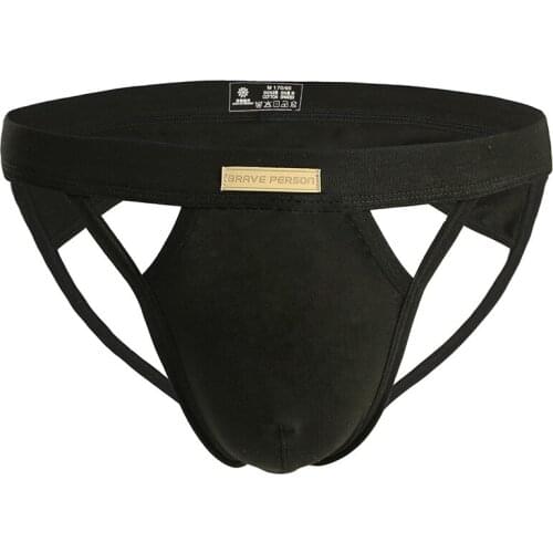 Mens Sexy Thongs Briefs Double D G-string Thong Men Tanga Gay Underwear Male Jockstraps Bikini Thongs