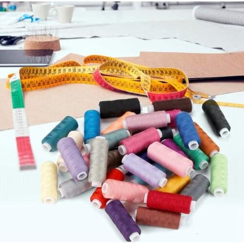 Sewing Thread Set 60 Color 250Yd Each Spool Polyester Thread Kit for Hand or Machine Sewing