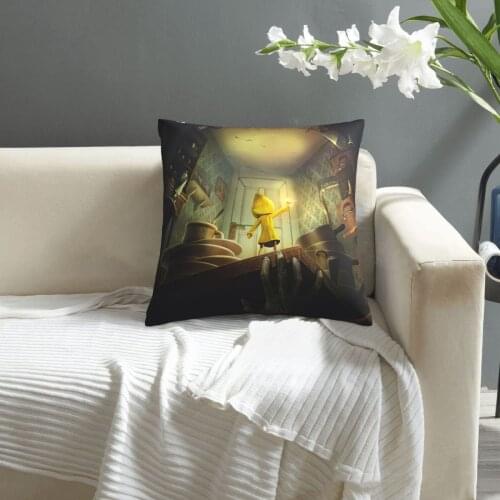Game Little Nightmare pillowcase printed cushion cover sofa waist pillow pillow cover