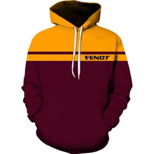 2021 New Mens Spring and Autumn Fendt 3D Logo Print Hoodie Casual Fashion Harajuku Hoodie