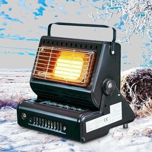 New Outdoor Heater Cooker Gas Heater 1.3kw Travelling Camping Hiking Picnic Equipment Dual-Purpose Use Stove Heater Iron