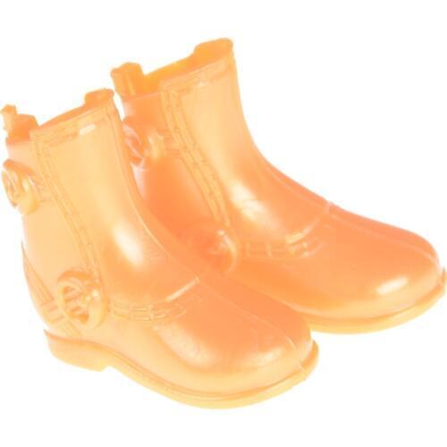 Orange Color 1Pairs/lot Male Short Boots For Monster Dolls 12'' Ken Casual Shoes Orange Color Toy Doll Accessories High Quality
