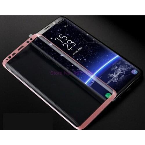 1000pcs Tempered Glass Film For Galaxy Note 8 9 S9 S8 Plus S7 Edge 9D Full Curved Screen Protector For Samsung A6 A8 Plus 2018